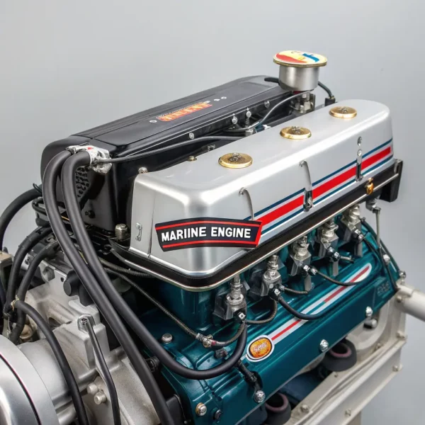 V8 Drag Racing Engine